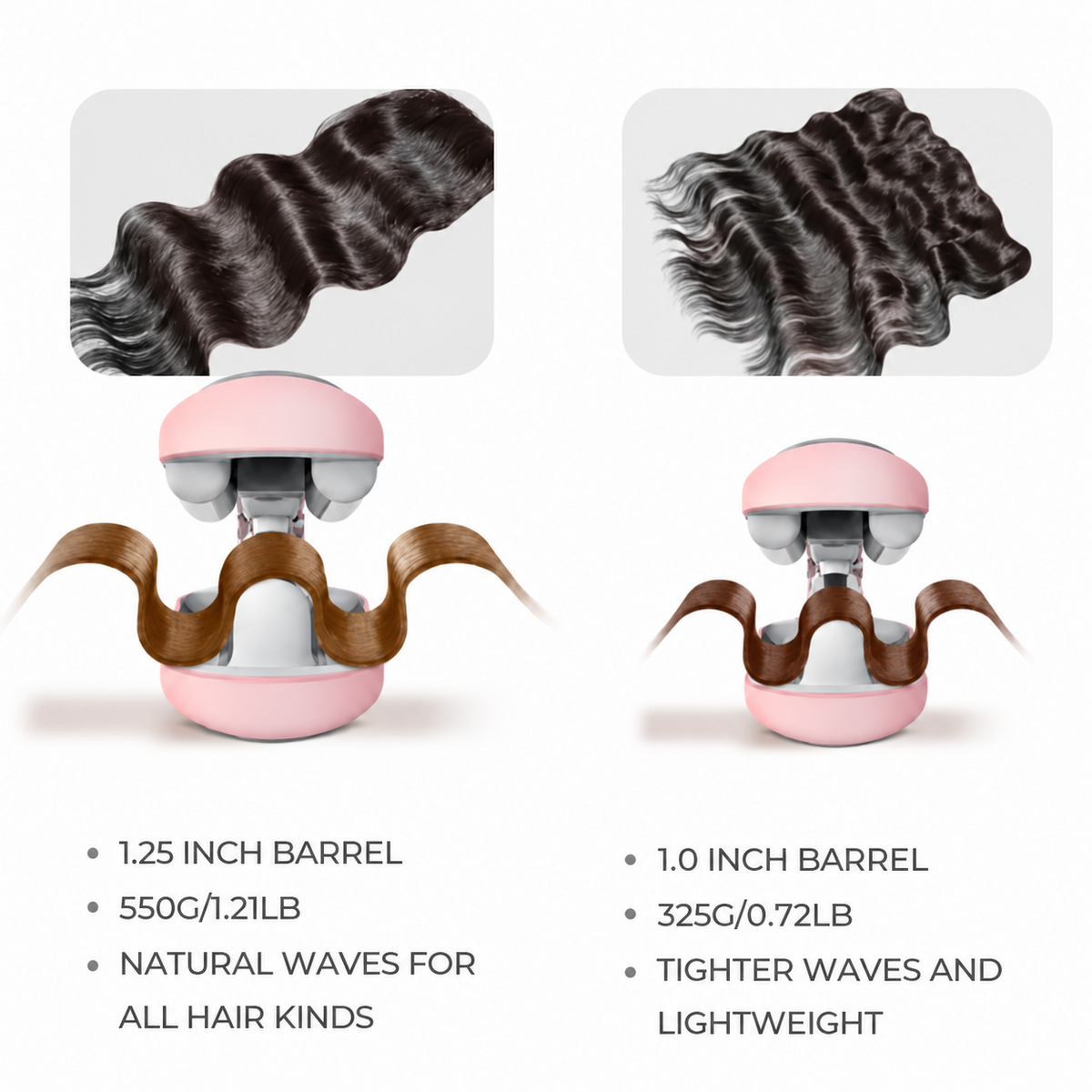 French-style wavy hair curler