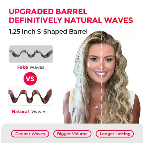 French-style wavy hair curler